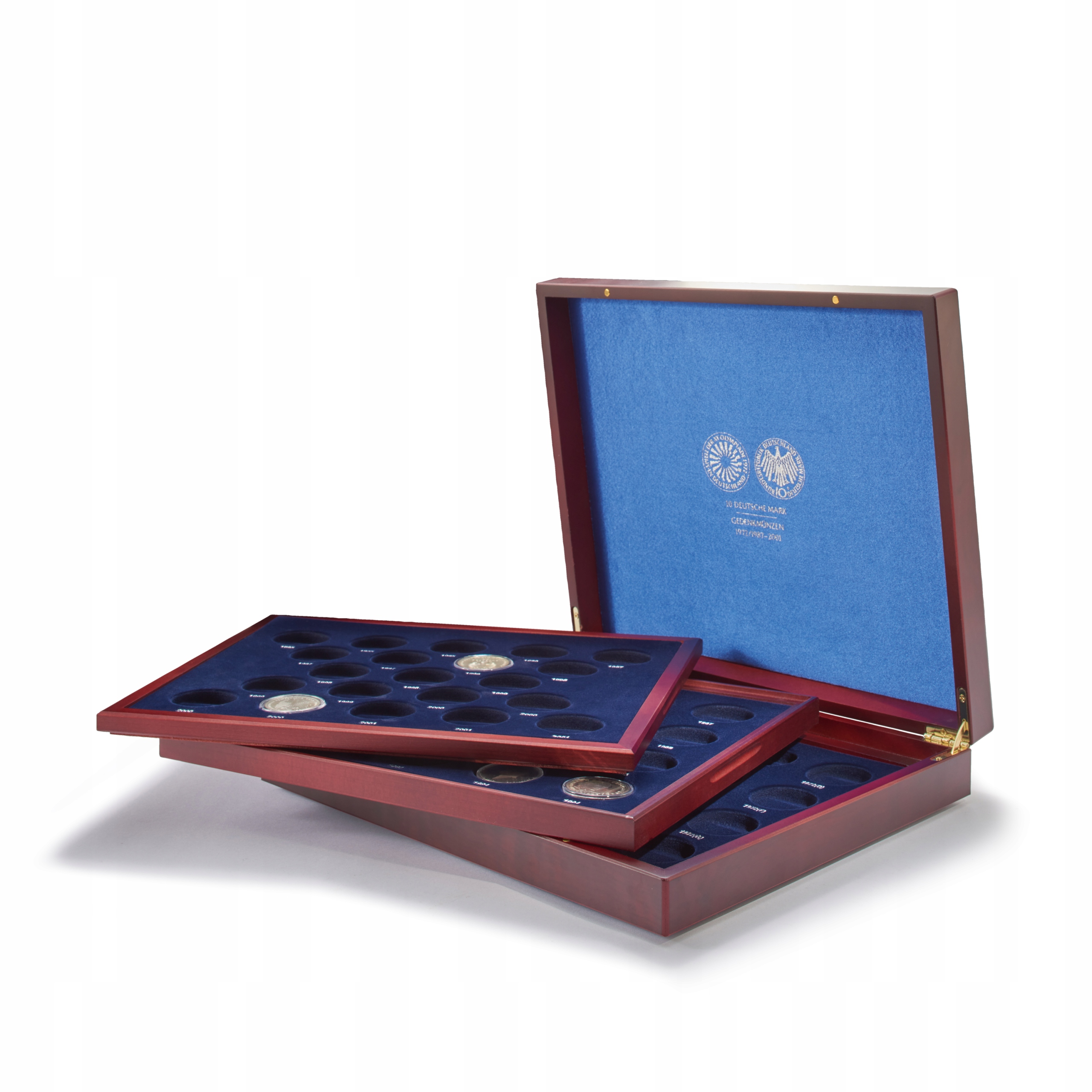 Kazeta na německé stříbrné mince 10 DM Leuchtturm