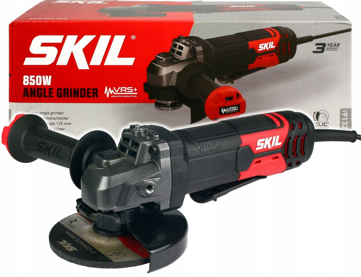 

Szlifierka Kątowa 125mm 850W Skil