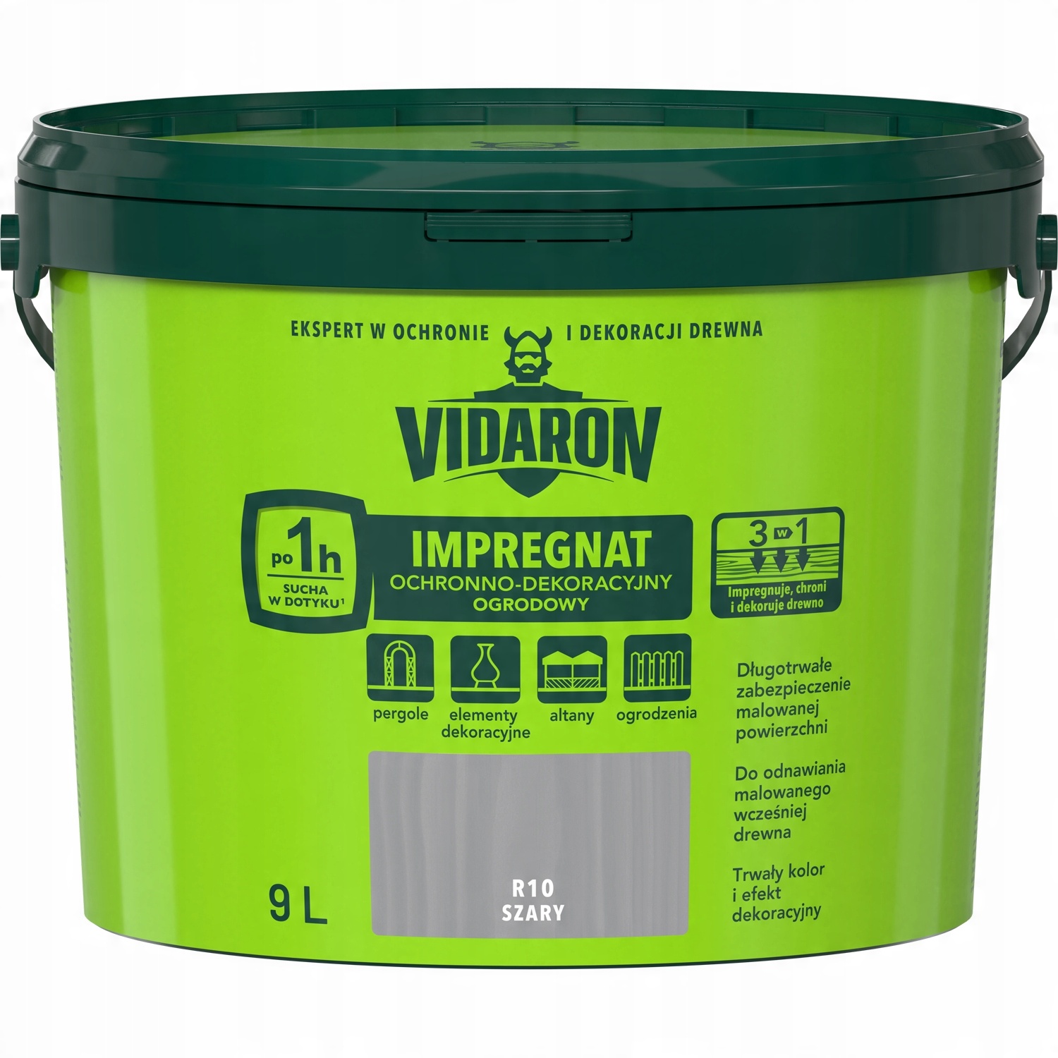 

Impregnat Ochronno-dekoracyjny Vidaron R10 9L