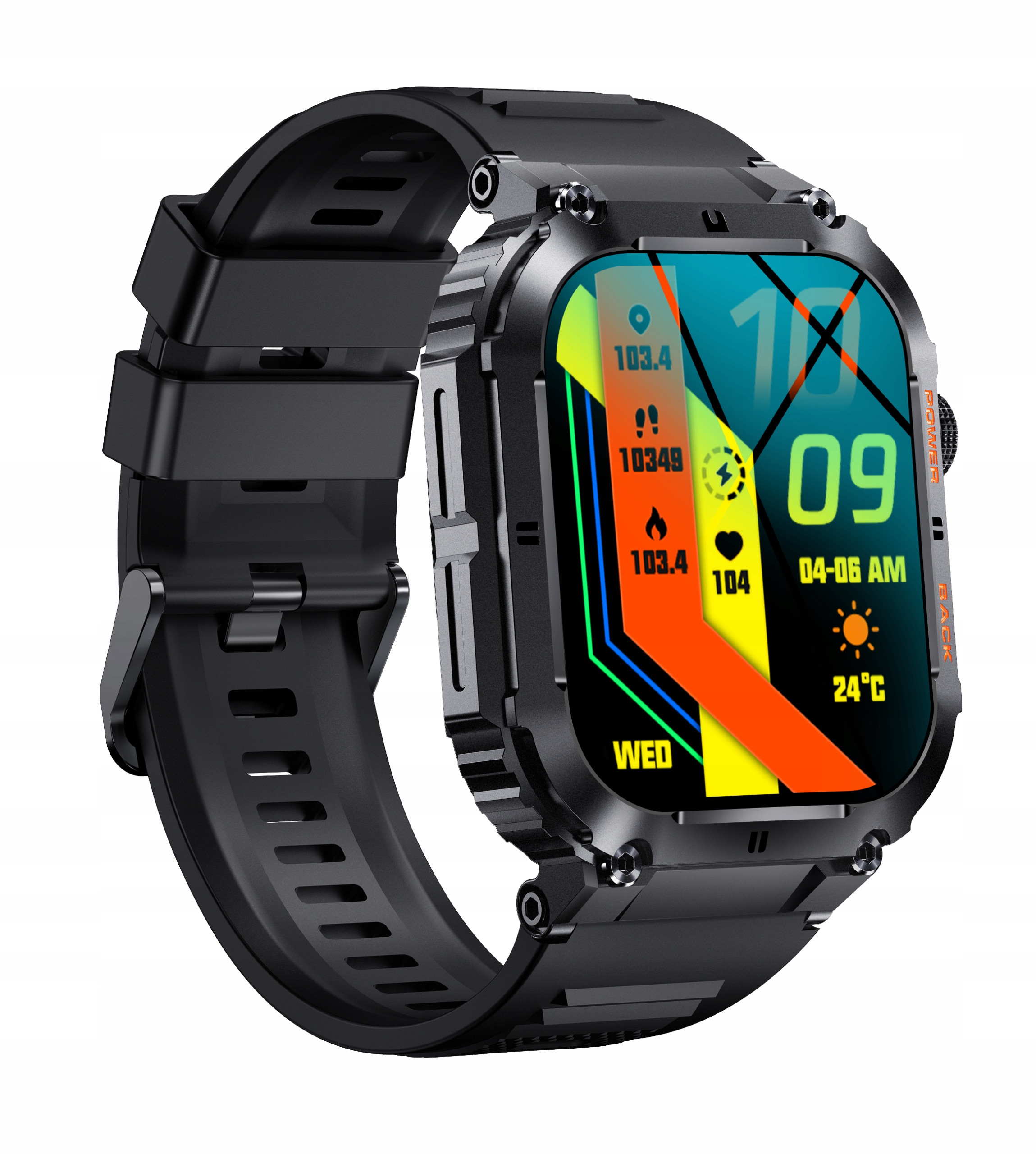 Smartwatch Męski Rozmowy Ciśnienie SpO2 PL 1,96" EAN (GTIN) 5905692730066