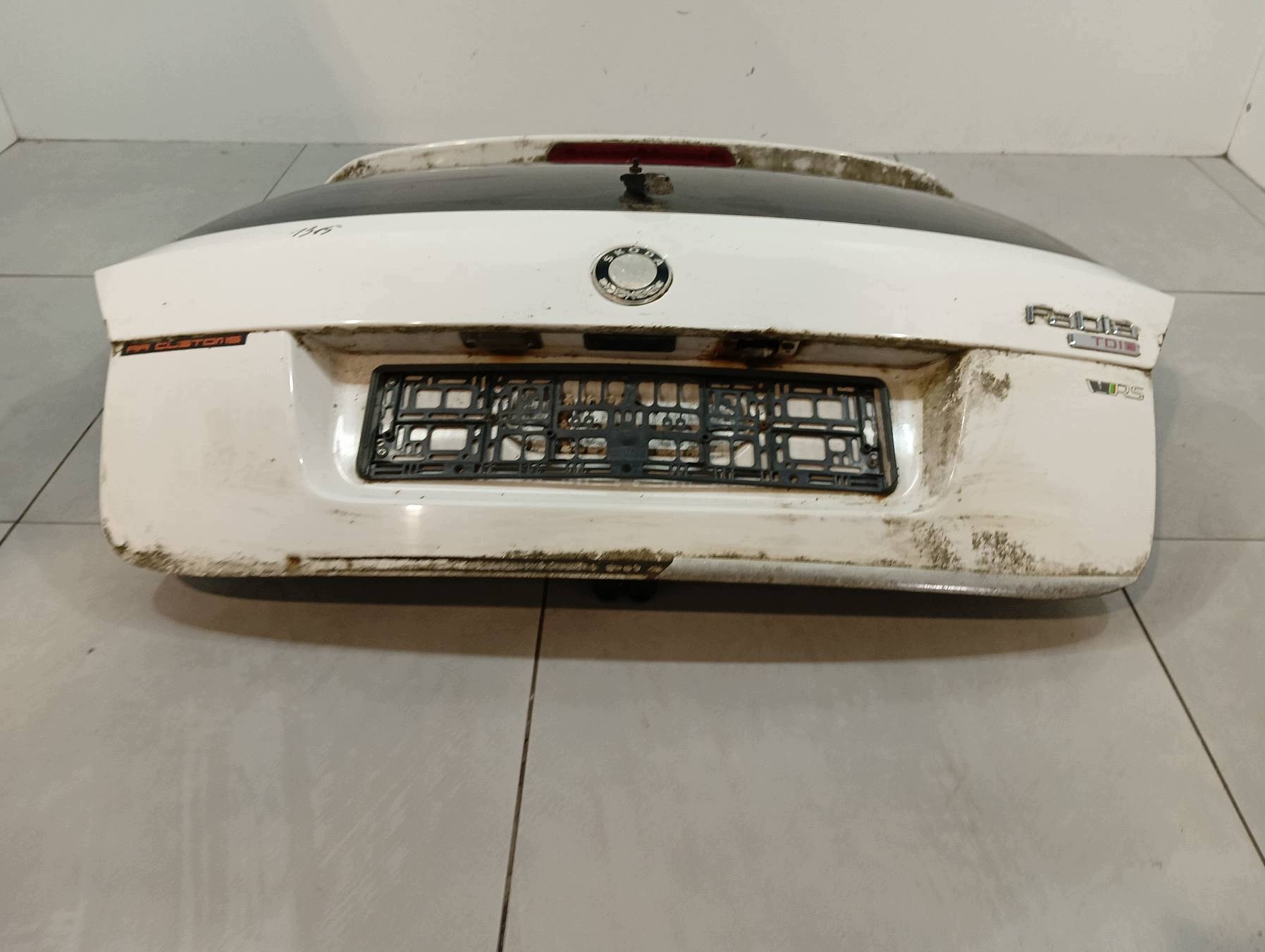 boot door window KOMBI Skoda Fabia II (2007-2014)