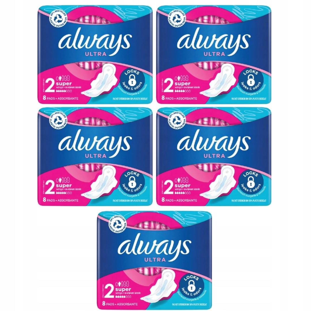 5 x Always Podpaski Ultra Plus a-8