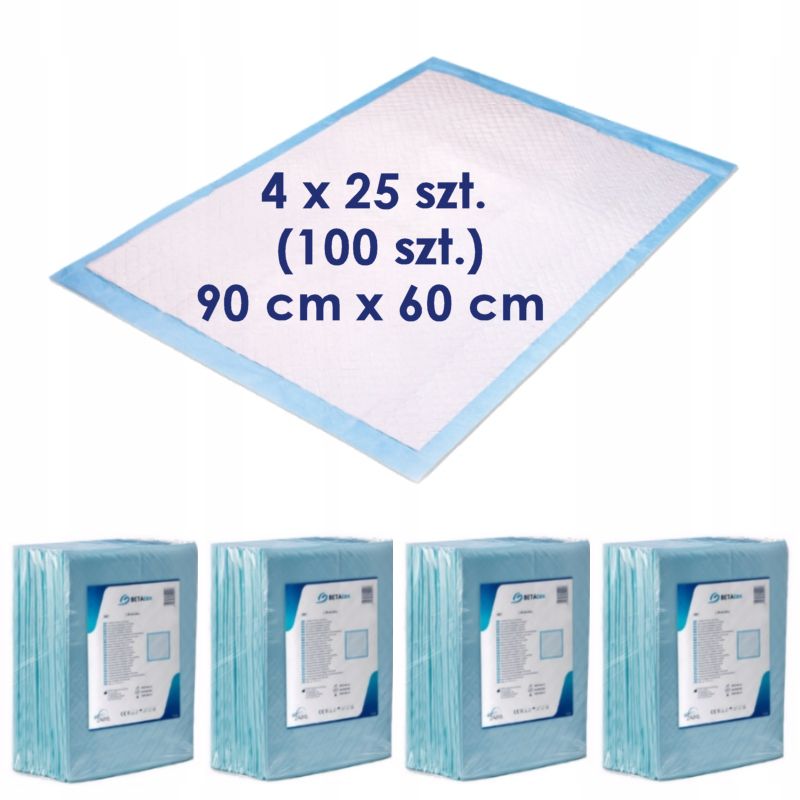 Podkłady MATY DO PRZEWIJANIA 60x90 cm higieniczne MOCNE ZARYS 100 szt. Marka Zarys