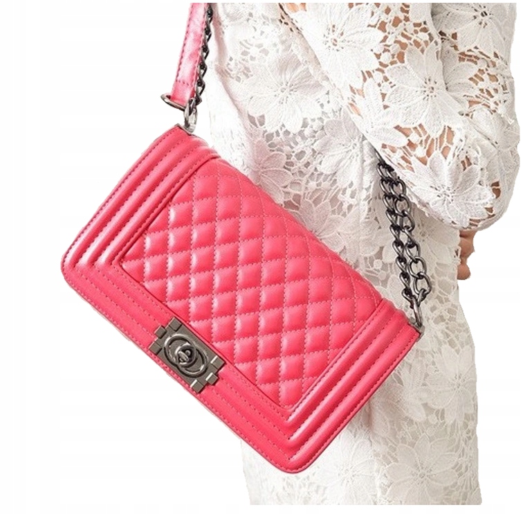 PIKOWANA TOREBKA CHANELKA ŁAŃCUCH WYSOKA JAKOŚĆ!