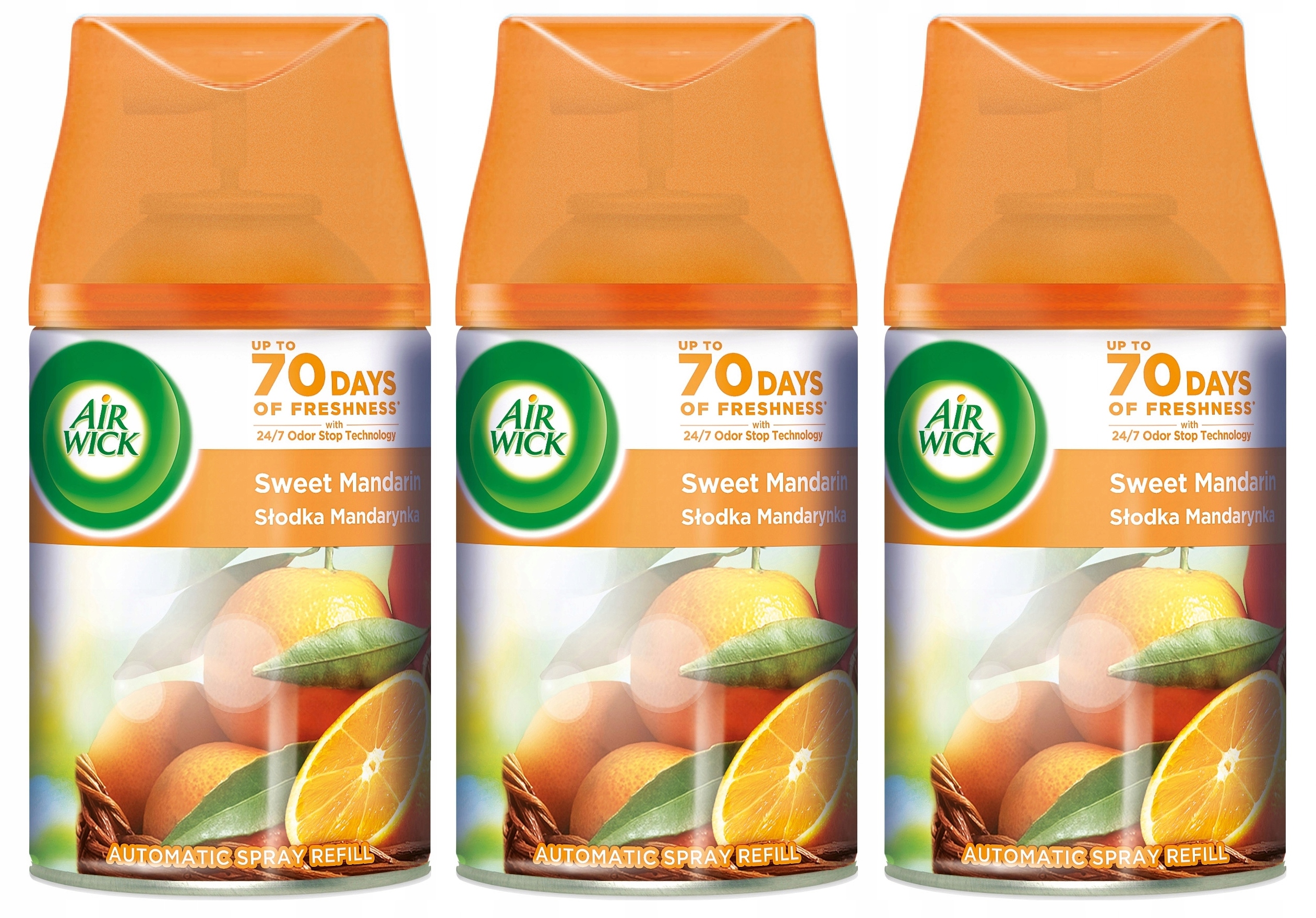 

Air Wick odświeżacz Słodka Mandarynka 250ml zapas