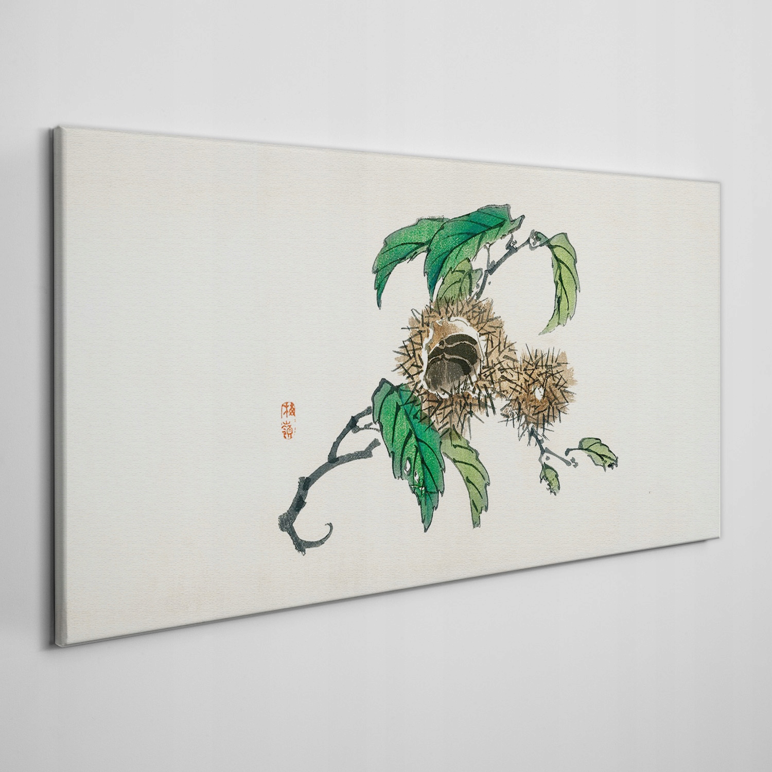 

Obraz na płótnie Oddziały liście kasztan 140x70 cm