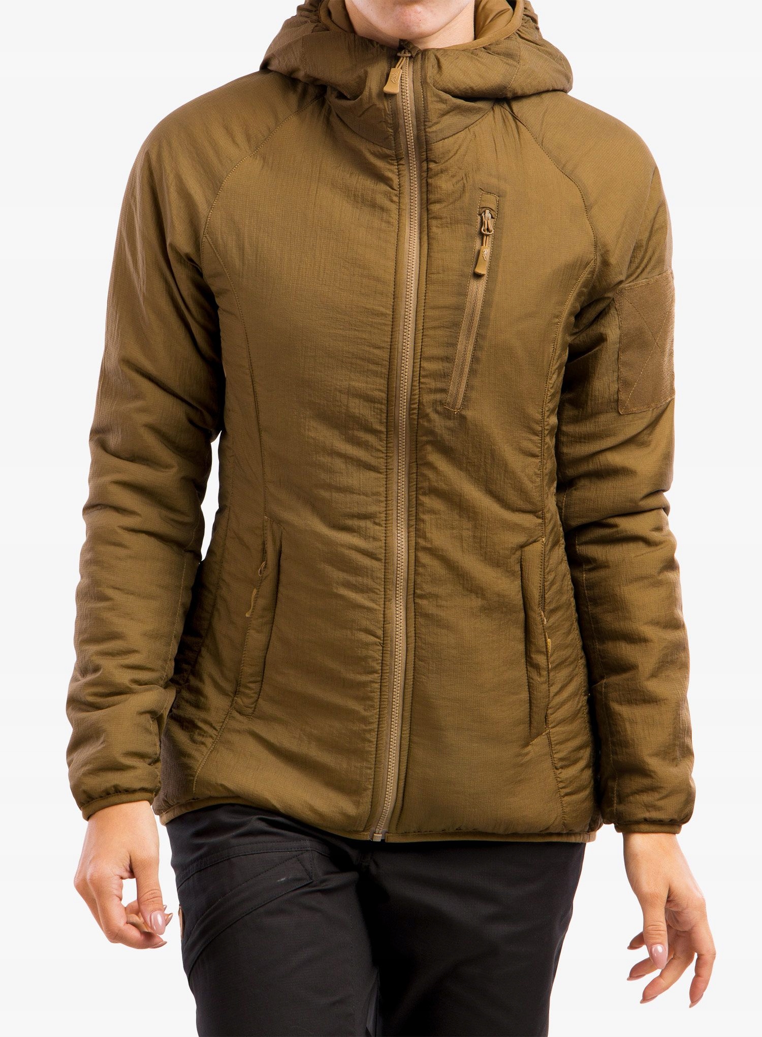 Dámská zateplená bunda Helikon-Tex Wolfhound Hoodie coyote M