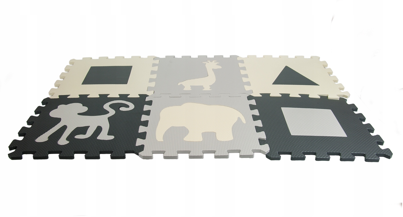 DUŻA MATA PIANKOWA 2w1 PUZZLE 3D 36 EL 140x140 cm Wysokość produktu 140 cm