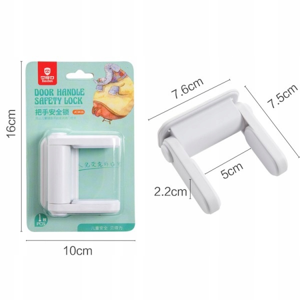 BLOKADA KLAMKI DRZWI OKNA ZABEZPIECZENIE LOCK Liczba sztuk 1 szt.