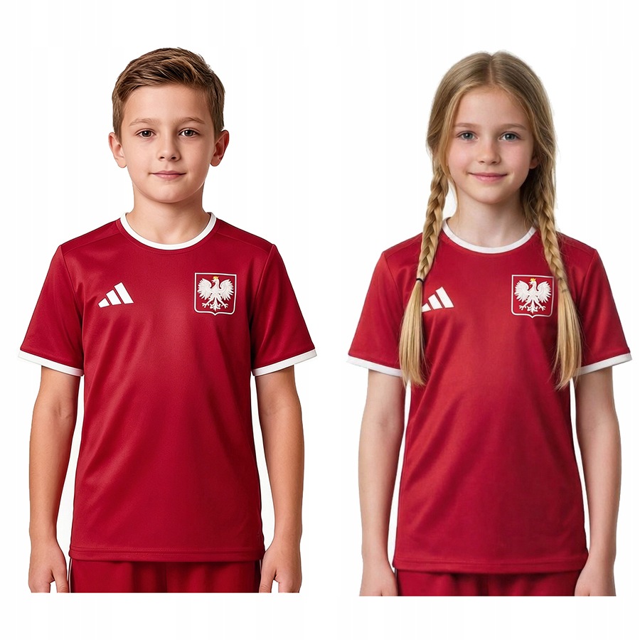 Koszulka piłkarska Adidas Polska Kibica Reprezentacji Climacool Dziecko 140