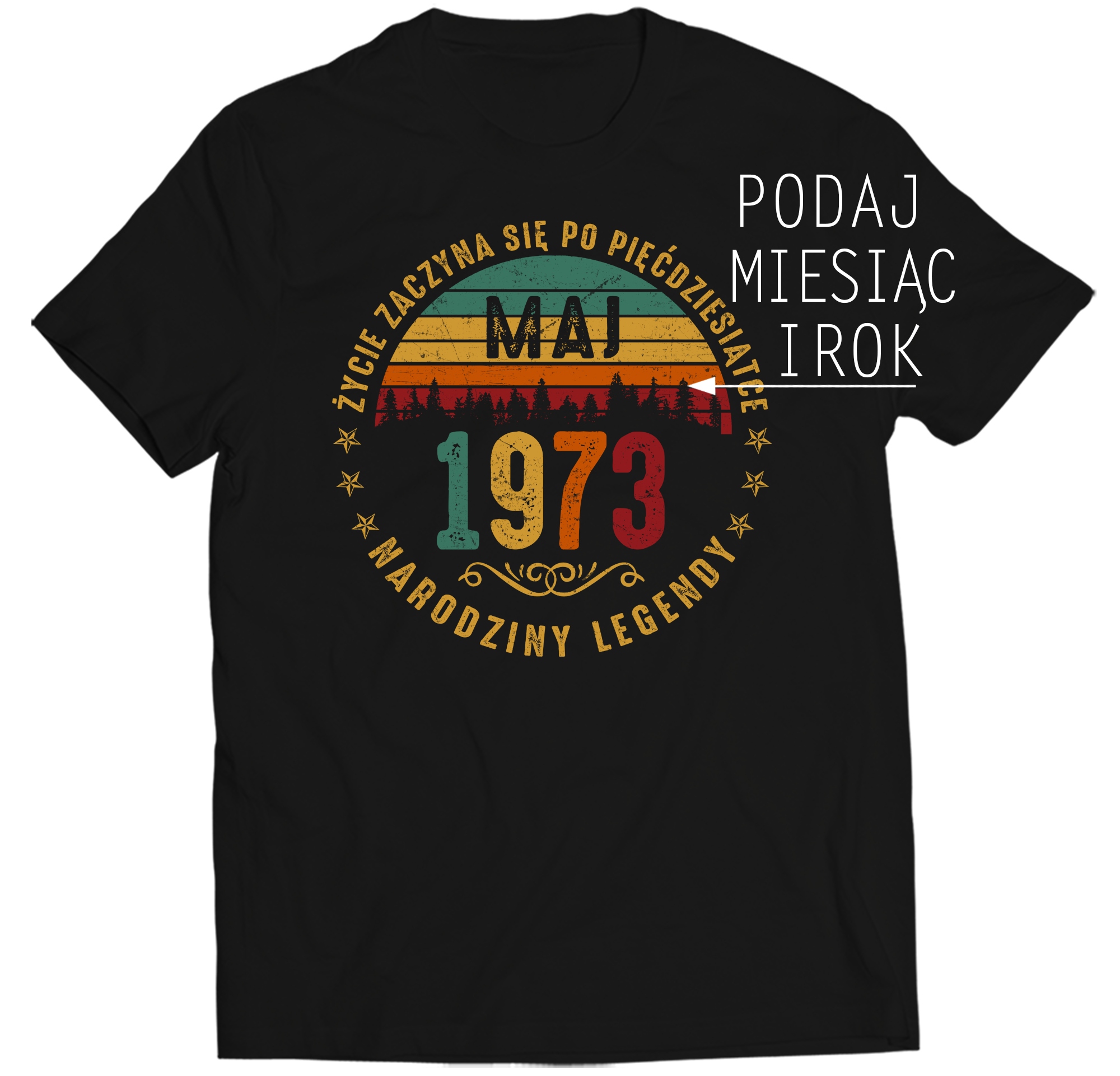 

Koszulka Narodziny Legendy Sunset Maj 1973 XL
