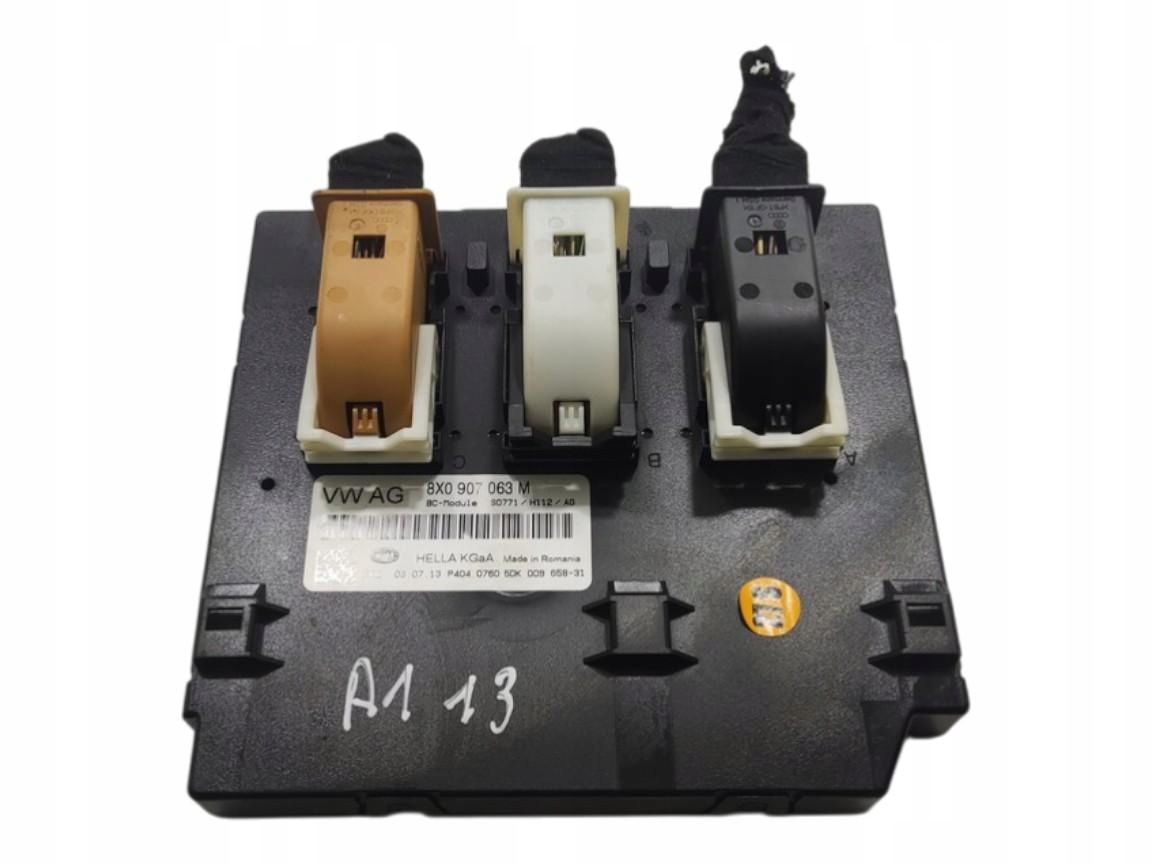 module control unit KOMFORTU AUDI A1 8X 2010-2014 8X0907063M