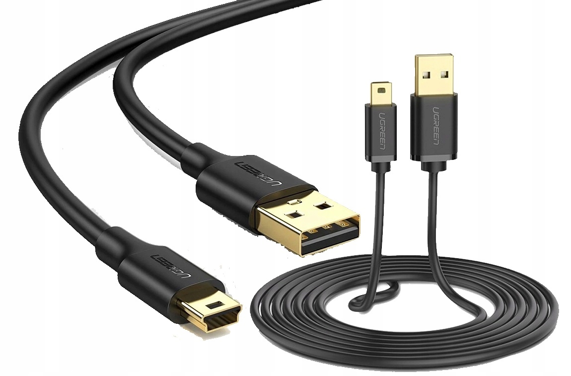

kabel przewód pozłacany Usb mini Usb Ugreen