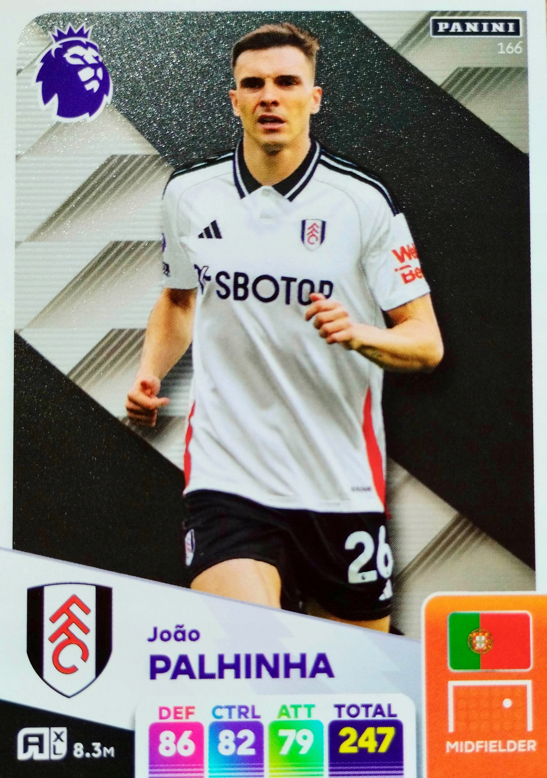 Premier League 2025 Base 166 Joao Palhinha Fulham
