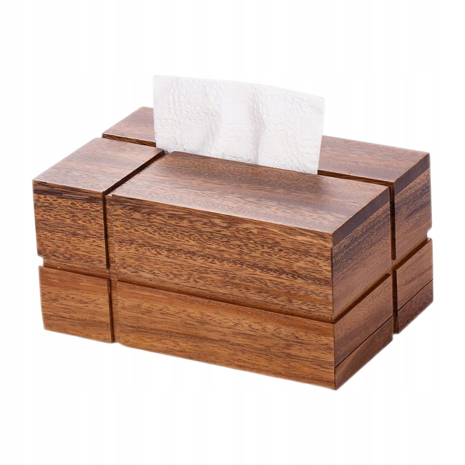 Wood Tissue Box Paper Storage Box Marka inna