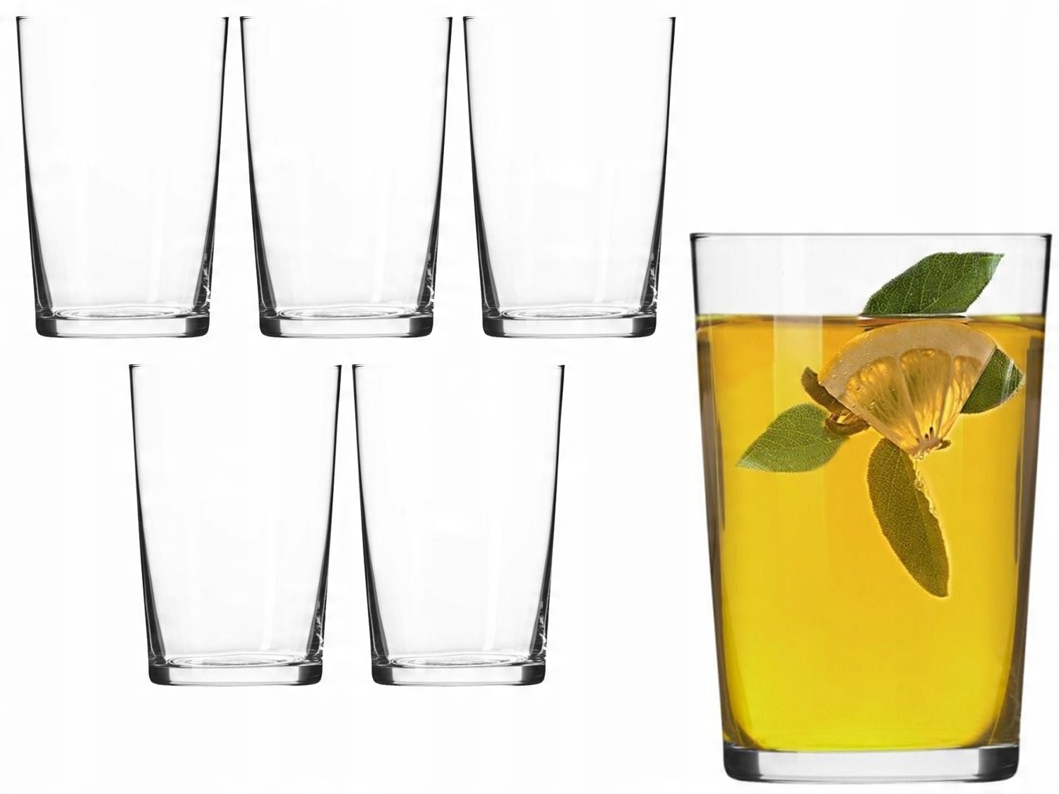 

Szklanka do herbaty kawy skośna Krosno Basic 6x