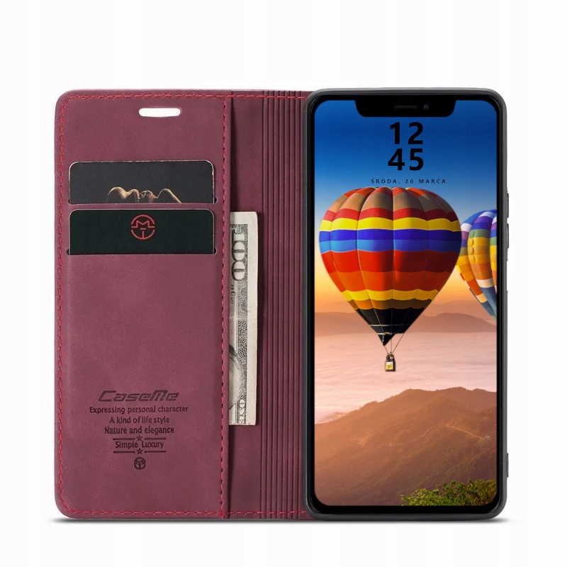 Etui do IPhone 11 / XR MARKOWY POKROWIEC SKÓRA CASEME + SZKŁO Marka Inna