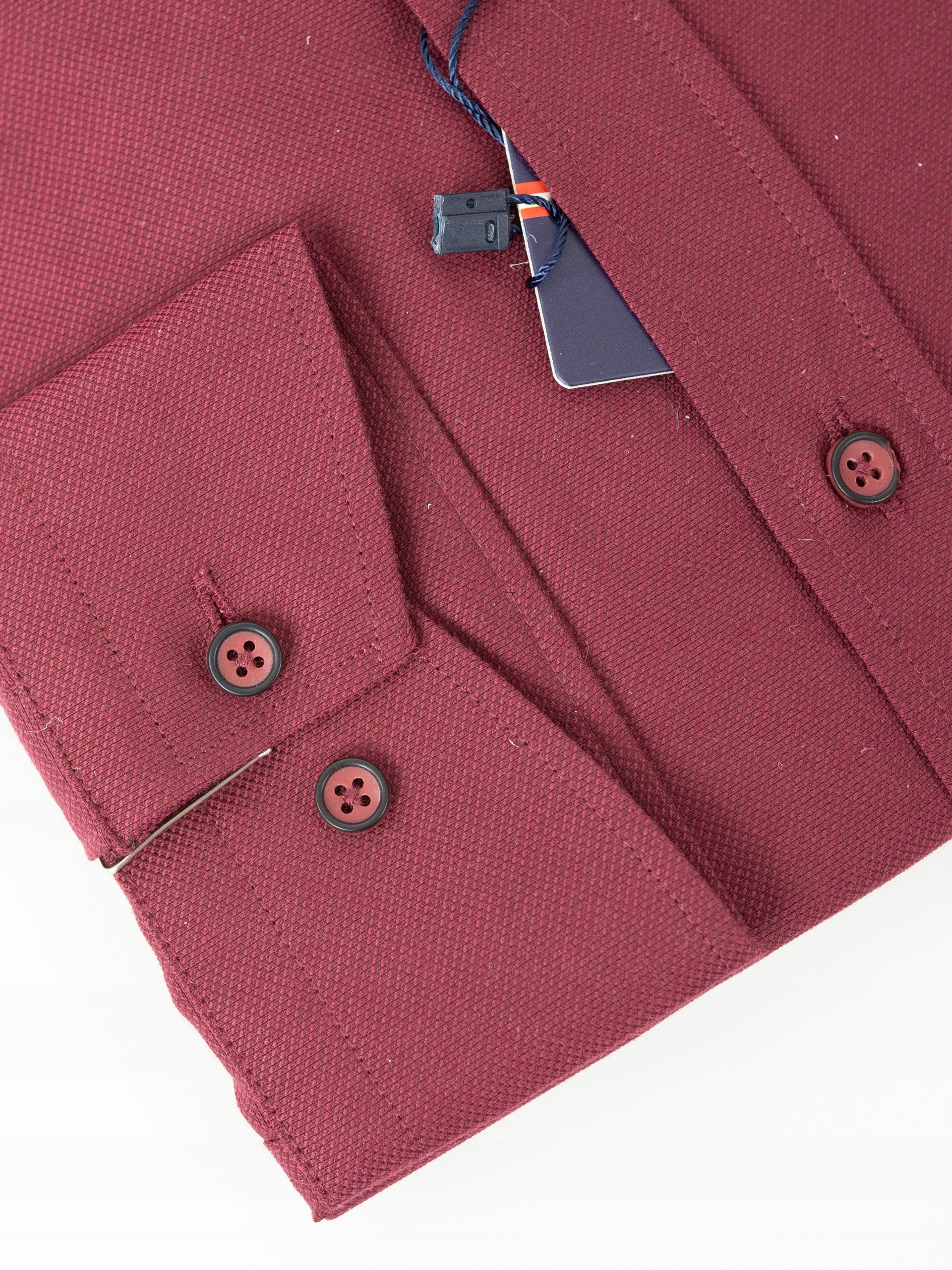 Koszula męska elegancka CASUAL SLIM BORDOWA XXL Marka inna