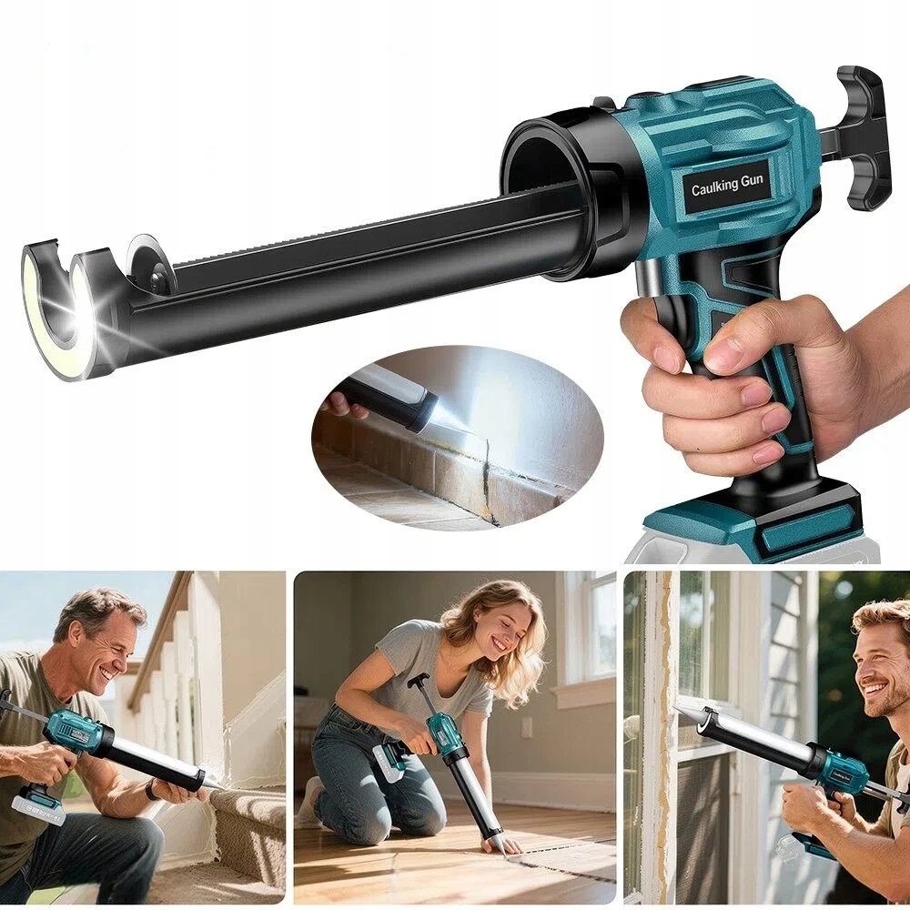 Pistole Vytlačovací 18V Na Hmotu Silikonového Lepidla, Automatická Sada
