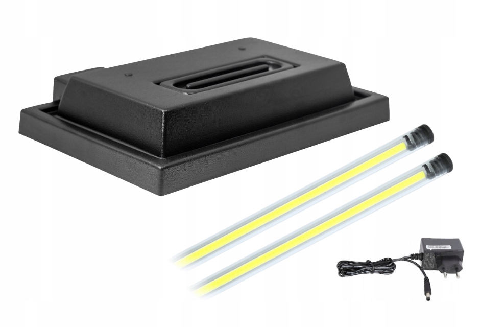 Kryt do akvária 60x30 černý Led osvětlení Bílé Cob
