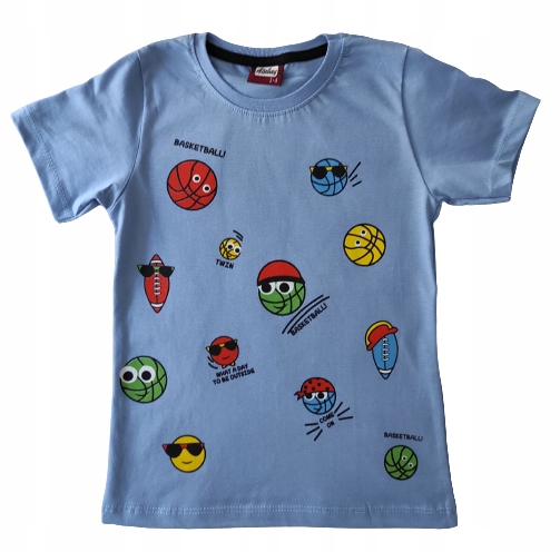 

T-shirt chłopięcy 86, koszulka dla chłopca w piłki