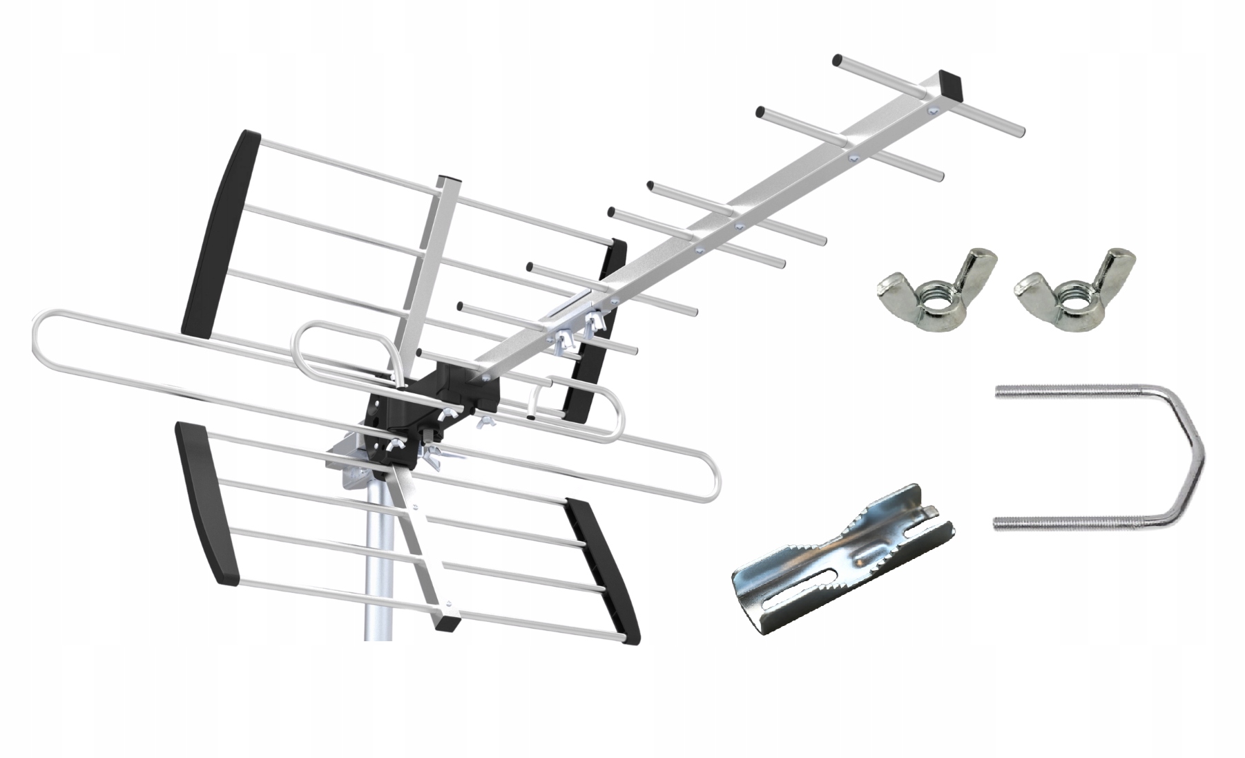 Antena zewnętrzna Inprel INP-ANT-552-VUHF 4K Nie Wymaga Filtra Lte