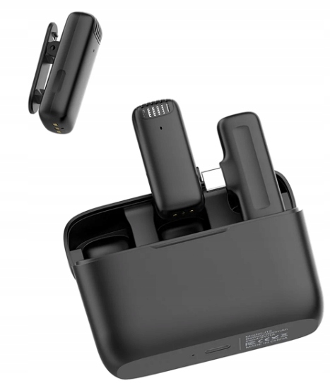 Bezdrátový kravatový Usb mikrofon Usb-c Type-c pro Android Ios Ulanzi J12