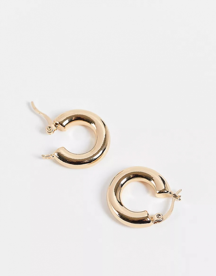 7e DESIGN KOMPLET 2 PAR KOLCZYKÓW W ZŁOTYM KOLORZE Marka Inna marka