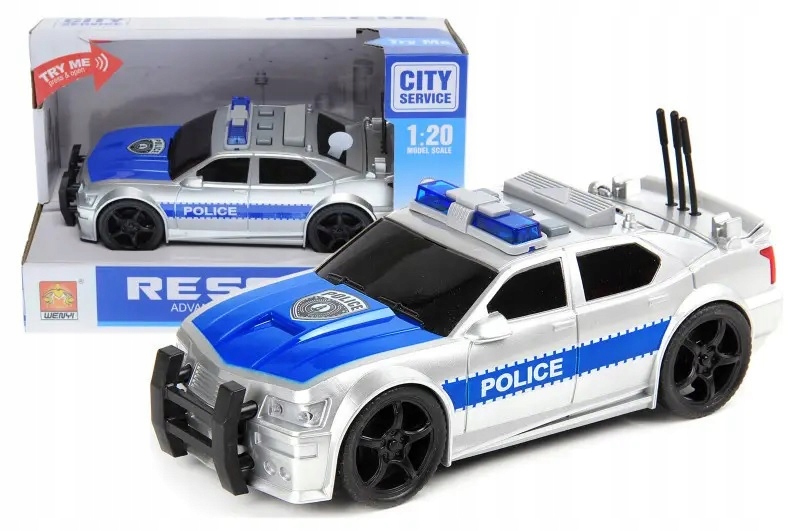 

Radiowóz Policja Samochód Policyjny Dźwięk Światła