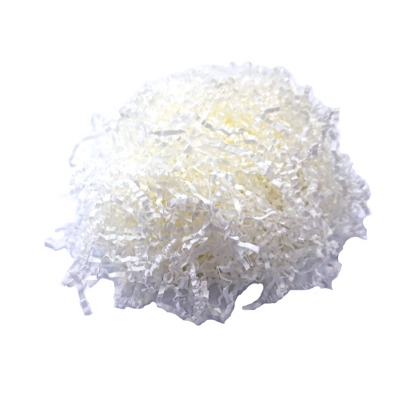 Wypełniacz ekologiczny papierowy do paczek prezentów wiórka białe 1kg