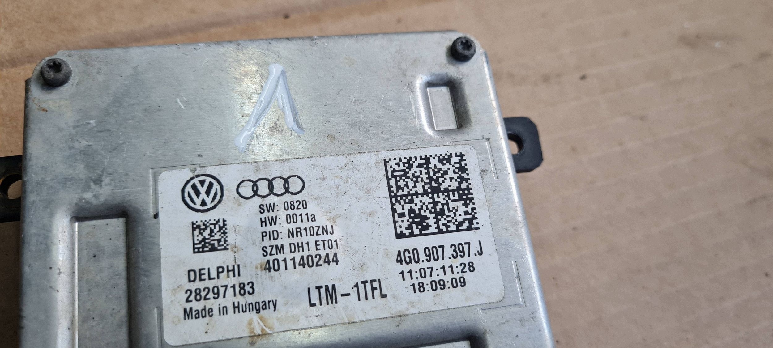 A7 4G module LED control unit lights XENON A6 C7 4G 4G0907397J