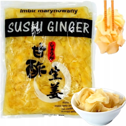 

Imbir Biały Do Sushi 1000g Marynowany 1kg Daichi