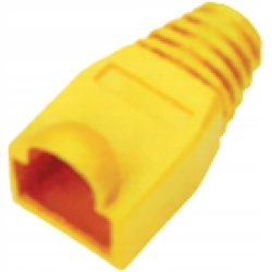 

Osłona osłonka gumowa wtyku RJ45 żółta 50szt