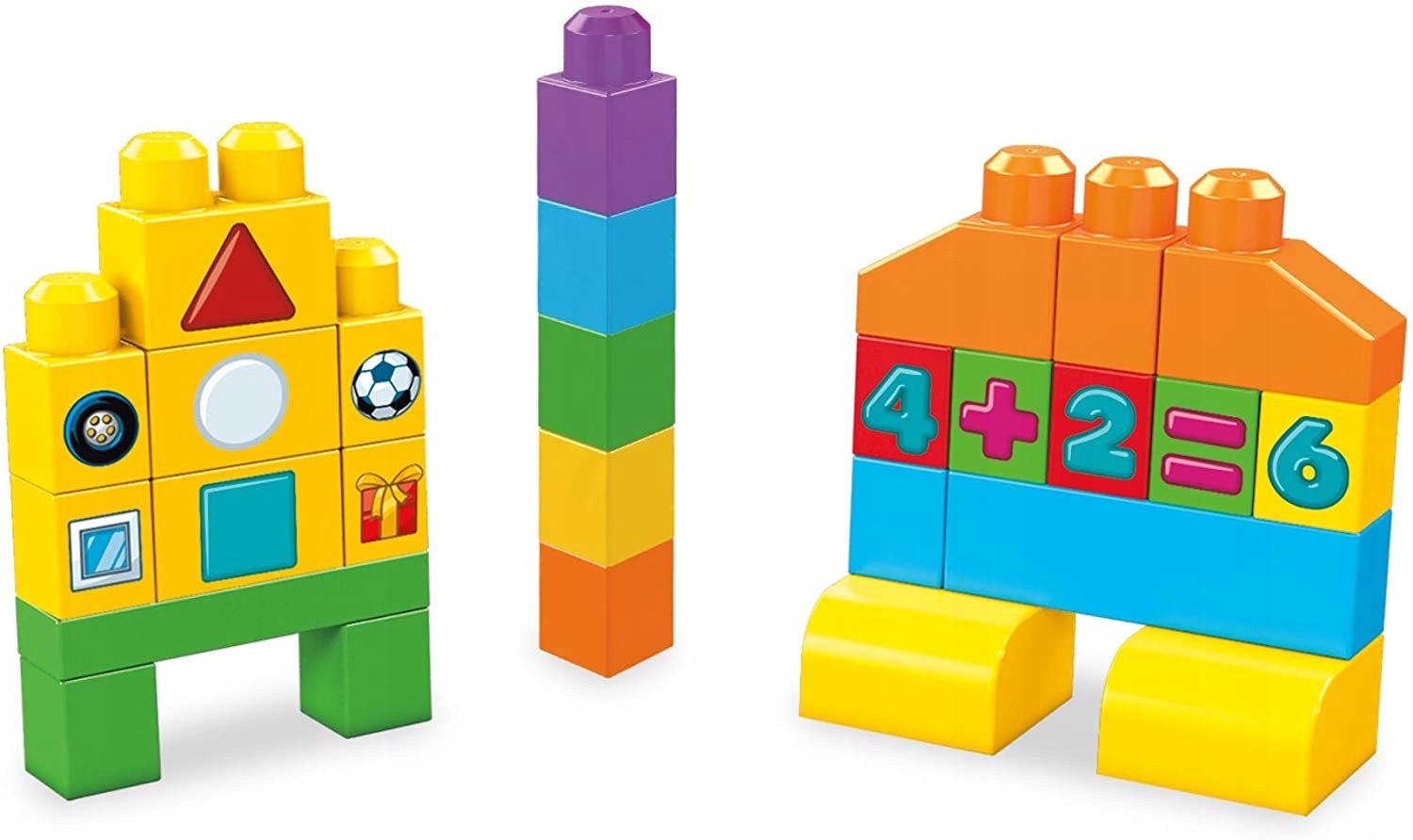 MEGA BLOKS FIRST BUILDERS TORBA KLOCKI 150 ELEMENTÓW FVJ49 Wiek dziecka 12 m +