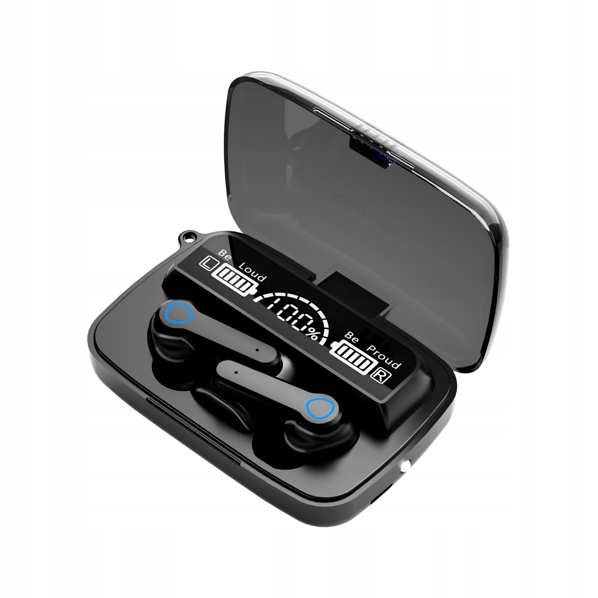 KMPM19 Bezprzewodowe sluchawki douszne z power ba