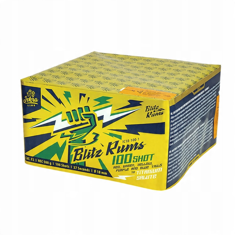 

Wyrzutnia Blitz Rums hukowa 100 strzałów 18 mm