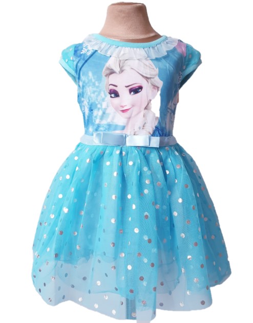 

Sukienka 116 Elsa Frozen Kraina Lodu Niebieska