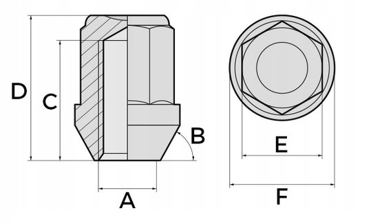 McGARD NAKRETKI ZABEZPIECZAJACE FELG Jaguar Tesla Producent code MG24214SU