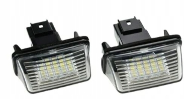 CITROEN PEUGEOT LAMPKI TABLICY REJESTRACYJNEJ LED