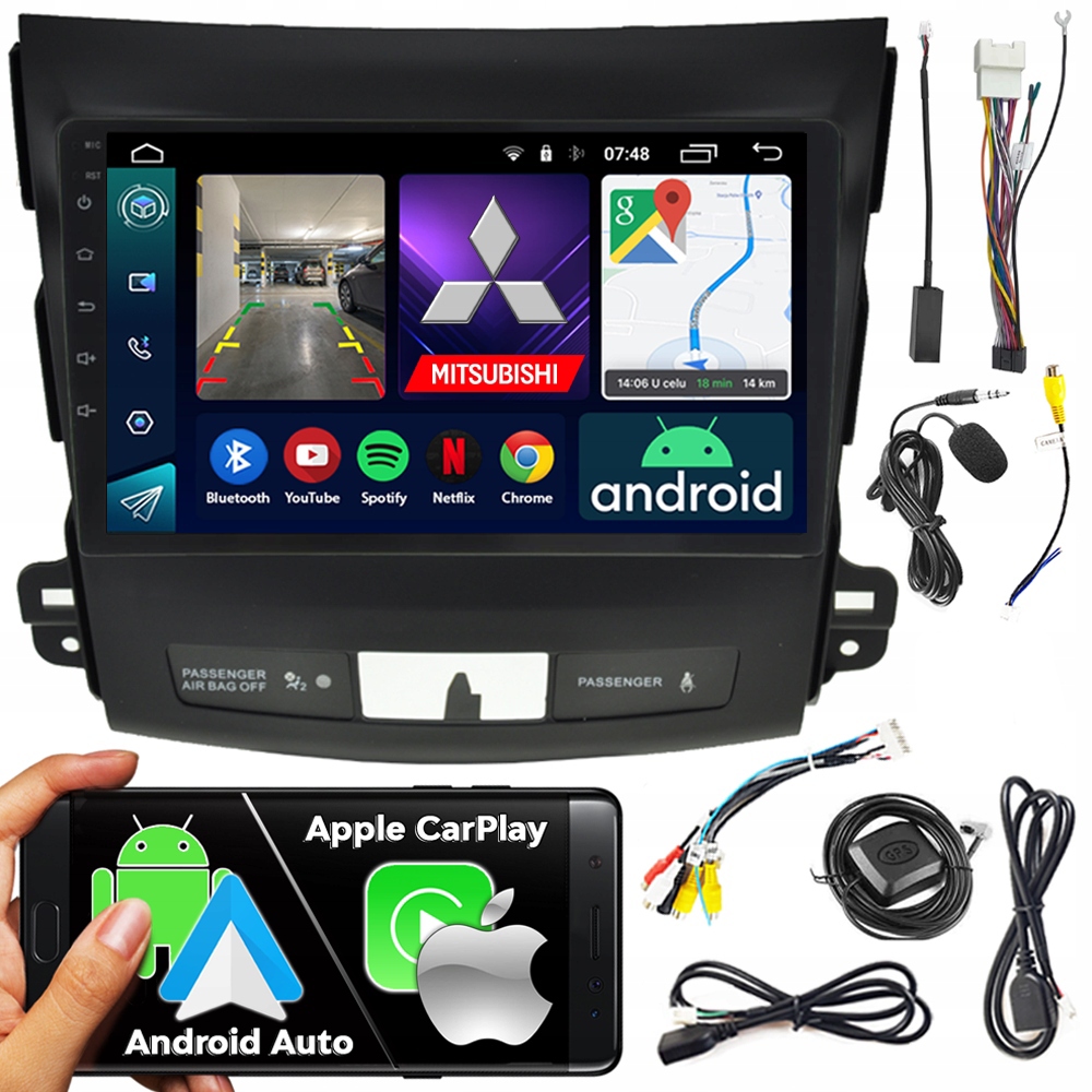 Autorádio 2DIN Ncs RS-305 Mitsubishi Outlander 2006-2012 Android
