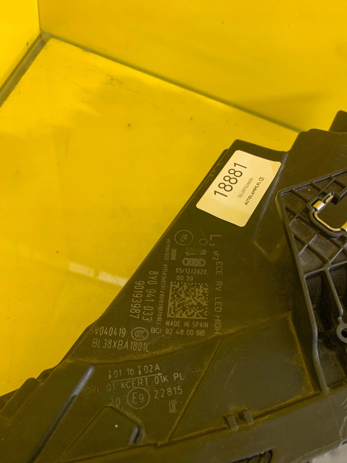 light left front AUDI A3 8Y FULL LED 8Y0941033