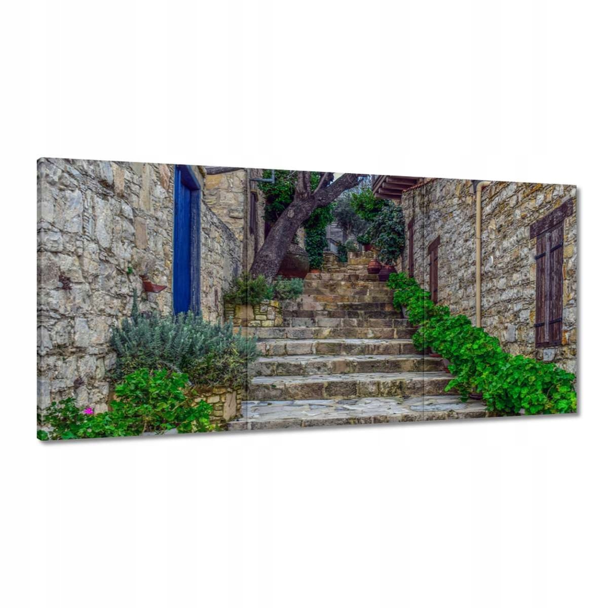 Obrazy 180x90 Provence Schody Kameň