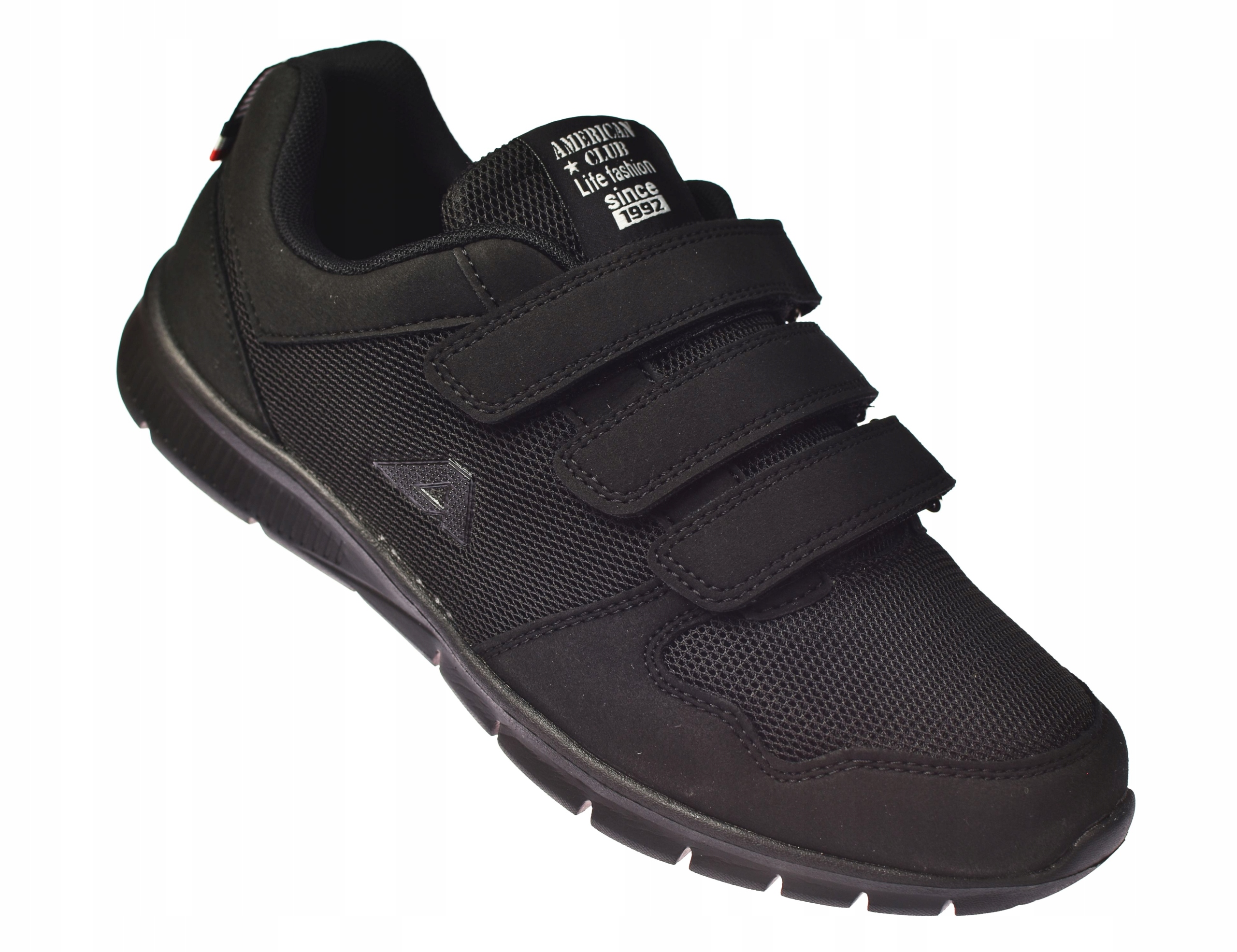 Pánské sportovní boty na suchý zip adidas síťované lehké WT26/24 bk velikost 46