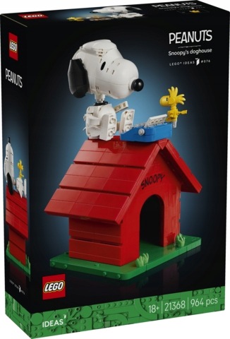 Lego(r) Ideas 21368 Fistaszki: Buda Snoopyho