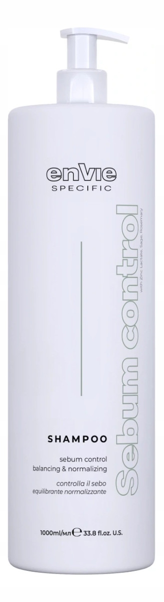 Envie Luxury Regulující Sebum Šampon pro mastné vlasy 1000 ml