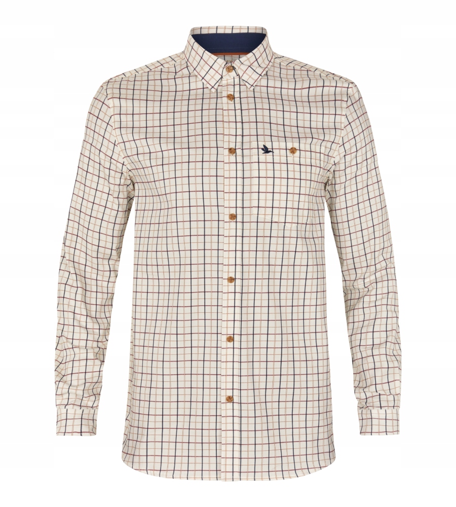 Košile Seeland Oxford Shooting Classic Blue/Merlot Check -M