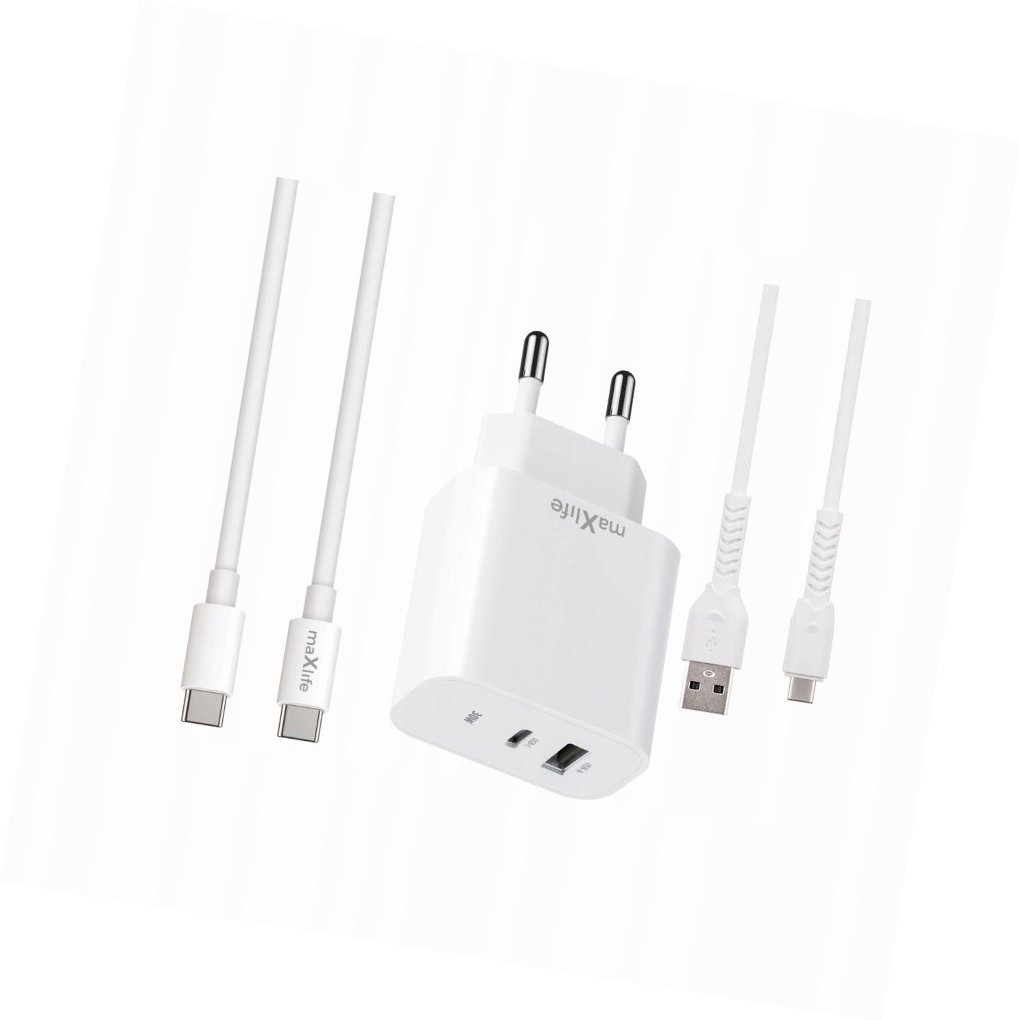 Szybka ładowarka 30W 2 wejścia z dwoma kablami Usb-c do Motorola Moto G24