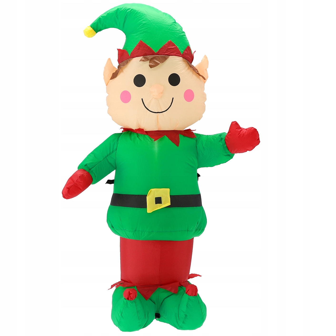 Nafukovací Vánoční Elf S Osvětlením Velký 150 cm Vánoční Dekorace