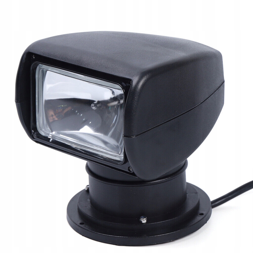 LAMPA SONDY JACHTOWEJ 12V 100 W Z PILOTEM CZARNY Moc 100 W