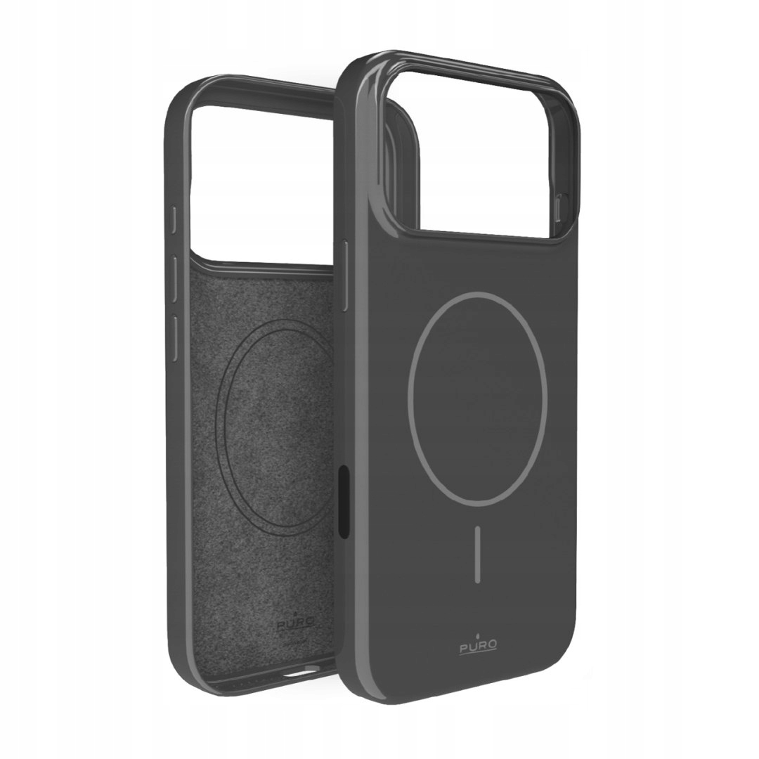 Pouzdro na iPhone 17 Pro z polykarbonátu Pulse – šedé Puro